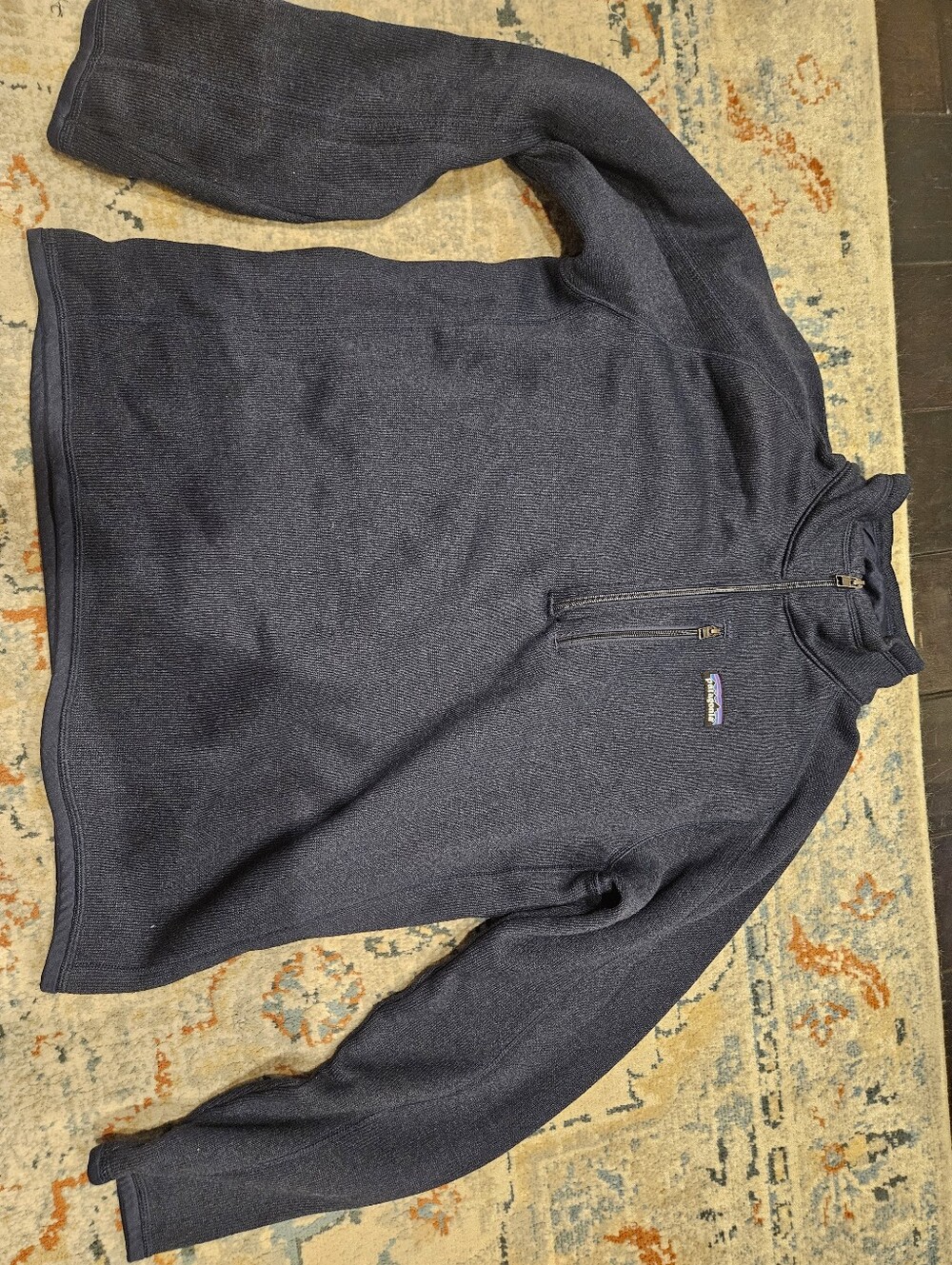 Patagonia Better Sweater 1/4 Zip Fleece Pullover Navy Men’s L